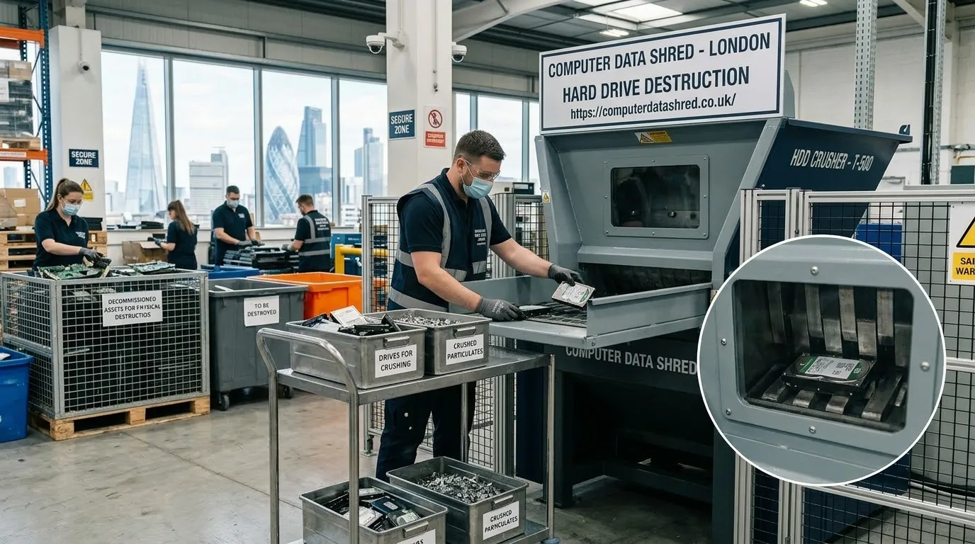 Hard Drive Destruction Cost in London 2026 Pricing Guide